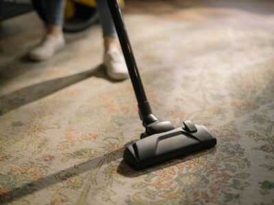 Photo by cottonbro: https://www.pexels.com/photo/black-vacuum-cleaner-on-area-rug-4107284/