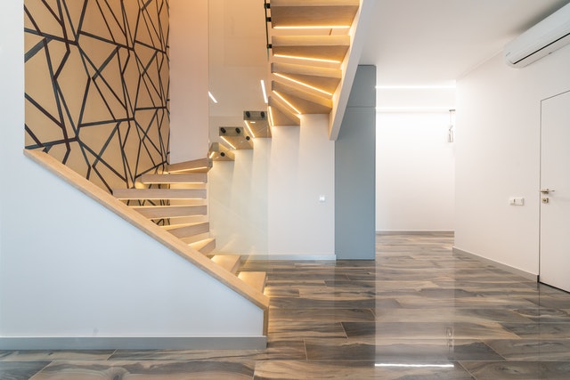 Photo by Max Vakhtbovych: https://www.pexels.com/photo/modern-stairs-and-corridor-interior-with-laminate-at-home-7005712/
