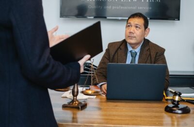 Photo by Sora Shimazaki: https://www.pexels.com/photo/serious-ethnic-lawyer-discussing-new-case-with-colleague-5668798/