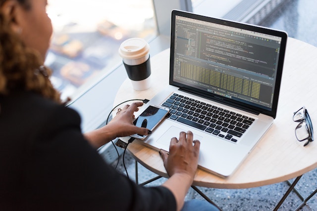 Photo by Christina Morillo: https://www.pexels.com/photo/black-and-silver-laptop-computer-on-round-brown-wooden-table-1181243/