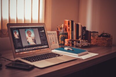 Photo by Caio from Pexels: https://www.pexels.com/photo/turned-on-screen-silver-macbook-air-on-wooden-desk-56759/