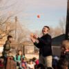 Photo by Gastón Mousist: https://www.pexels.com/photo/a-man-juggling-in-front-of-children-13025127/