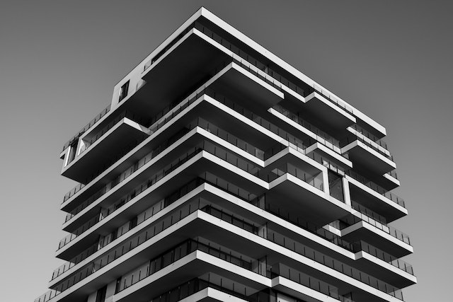 Photo by yentl jacobs: https://www.pexels.com/photo/grayscale-photo-of-concrete-building-157811/