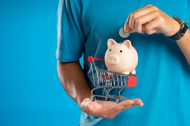 Photo by Dany Kurniawan: https://www.pexels.com/photo/photo-of-a-person-with-a-piggy-bank-and-a-shopping-cart-12357532/