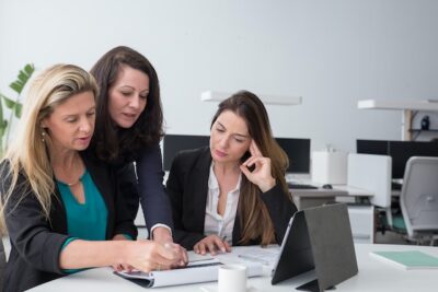 Photo by Kampus Production: https://www.pexels.com/photo/man-woman-desk-laptop-8171213/