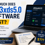 How Much Does the 493xds5.0 Software Cost? featured image showing a modern laptop displaying a software dashboard, pricing concepts, cost breakdown notes, and technology-themed graphics with the keyword prominently displayed.